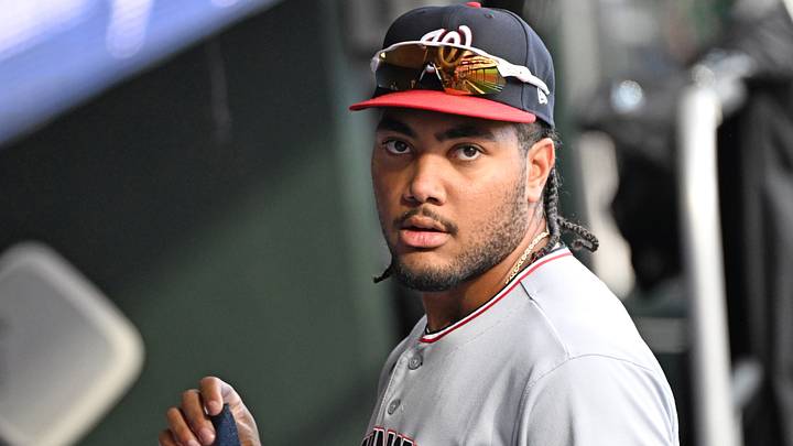 Washington Nationals outfielder James Wood Washington Nationals outfielder James Wood