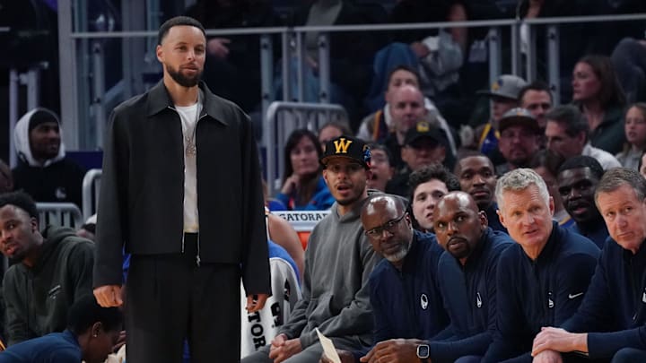 Steph Curry hasn’t played for the Warriors since before the All-Star break. 