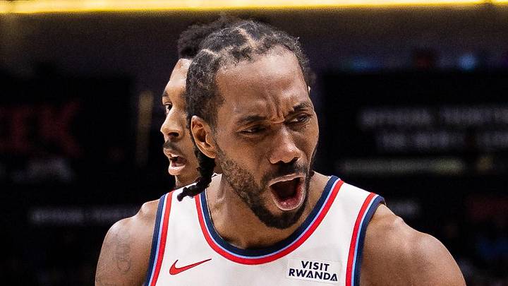 Mar 18, 2026; New Orleans, Louisiana, USA; LA Clippers forward Kawhi Leonard (2) reacts to a call against the New Orleans Pelicans with referee Scott Twardoski (52) during second half at Smoothie King Center. Mandatory Credit: Stephen Lew-Imagn Images Mar 18, 2026; New Orleans, Louisiana, USA; LA Clippers forward Kawhi Leonard (2) reacts to a call against the New Orleans Pelicans with referee Scott Twardoski (52) during second half at Smoothie King Center. Mandatory Credit: Stephen Lew-Imagn Images