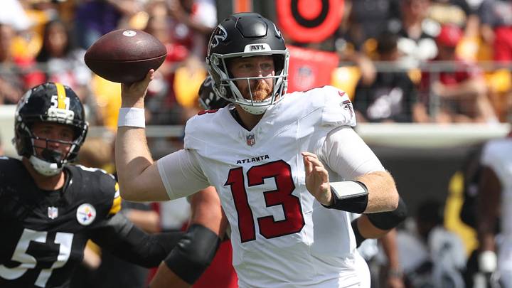 Atlanta Falcons quarterback Cooper Rush struggled in Week 1 against the Pittsburgh Steelers. Atlanta Falcons quarterback Cooper Rush struggled in Week 1 against the Pittsburgh Steelers.