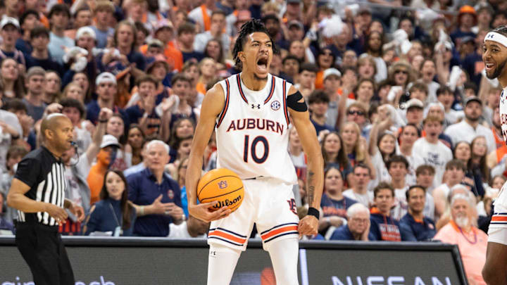 Auburn Tigers guard Chad Baker-Mazara was ejected in a 93-91 overtime loss to the Alabama Crimson Tide. Auburn Tigers guard Chad Baker-Mazara was ejected in a 93-91 overtime loss to the Alabama Crimson Tide.