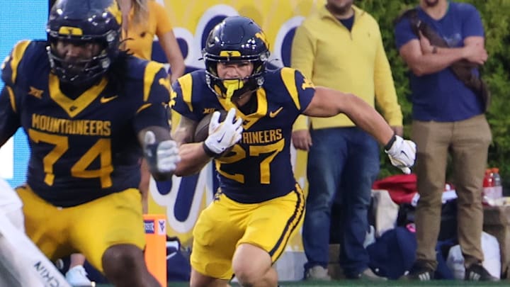 West Virginia University running back Clay Ash West Virginia University running back Clay Ash