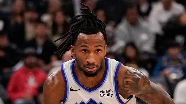 Oct 12, 2026; Salt Lake City, Utah, USA; Utah Jazz guard Darryn Peterson (22) dribbles during the second half against the San Antonio Spurs at Delta Center. Mandatory Credit: Aaron Baker-Imagn Images Oct 12, 2026; Salt Lake City, Utah, USA; Utah Jazz guard Darryn Peterson (22) dribbles during the second half against the San Antonio Spurs at Delta Center. Mandatory Credit: Aaron Baker-Imagn Images