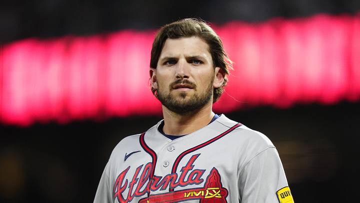 May 2, 2026; Denver, Colorado, USA; Atlanta Braves third baseman Austin Riley (27) during the seventh inning against the Colorado Rockies at Coors Field. Mandatory Credit: Ron Chenoy-Imagn Images May 2, 2026; Denver, Colorado, USA; Atlanta Braves third baseman Austin Riley (27) during the seventh inning against the Colorado Rockies at Coors Field. Mandatory Credit: Ron Chenoy-Imagn Images