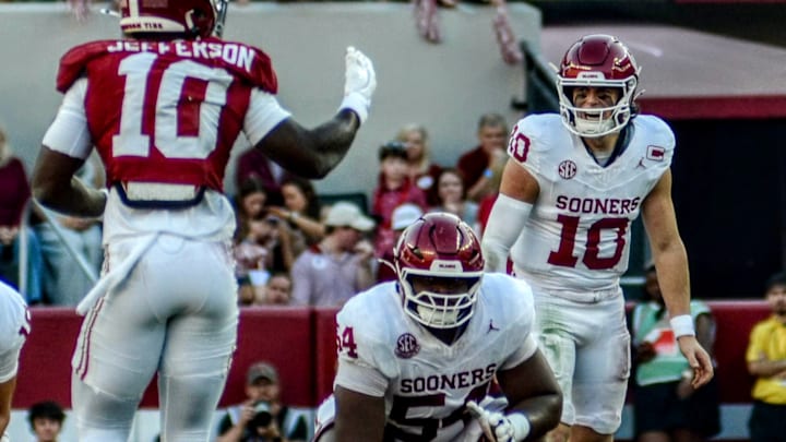 Oklahoma quarterback John Mateer