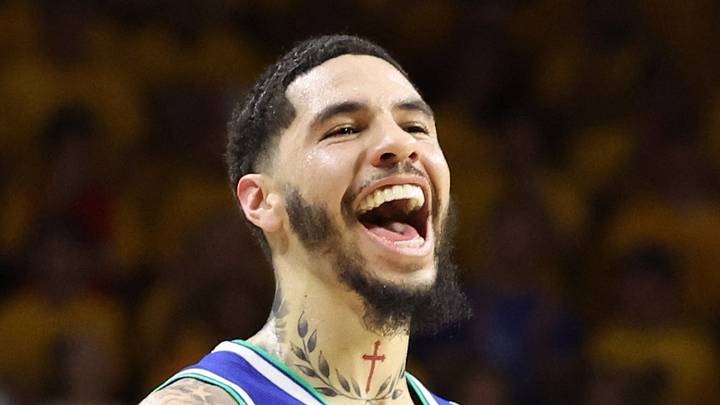 Minnesota Timberwolves guard LaMelo Ball  Mandatory Credit: Reese Strickland-Imagn Images