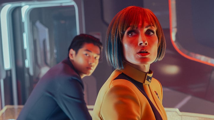 Rebecca Quin as Lt. Ya in Star Trek: Starfleet Academy, episode 1, season 1, streaming on Paramount+, 2025. Photo Credit: Brooke Palmer/Paramount+.