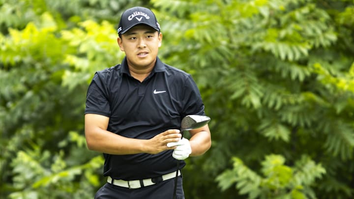 Kevin Yu, pictured at the 2024 John Deere Classic, became a first-time winner at the Sanderson Farms Championship.