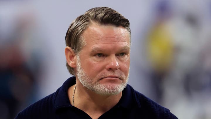 Chris Ballard of the Indianapolis Colts on the sidelines Chris Ballard of the Indianapolis Colts on the sidelines