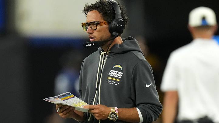 Los Angeles Chargers offensive coordinator Mike McDaniel Los Angeles Chargers offensive coordinator Mike McDaniel