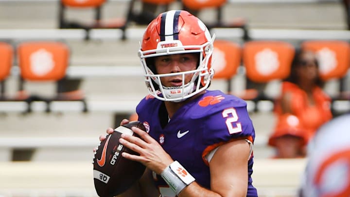 The Clemson Tigers QB had his head coach fully behind him The Clemson Tigers QB had his head coach fully behind him