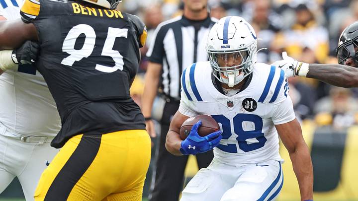 Indianapolis Colts running back Jonathan Taylor Indianapolis Colts running back Jonathan Taylor