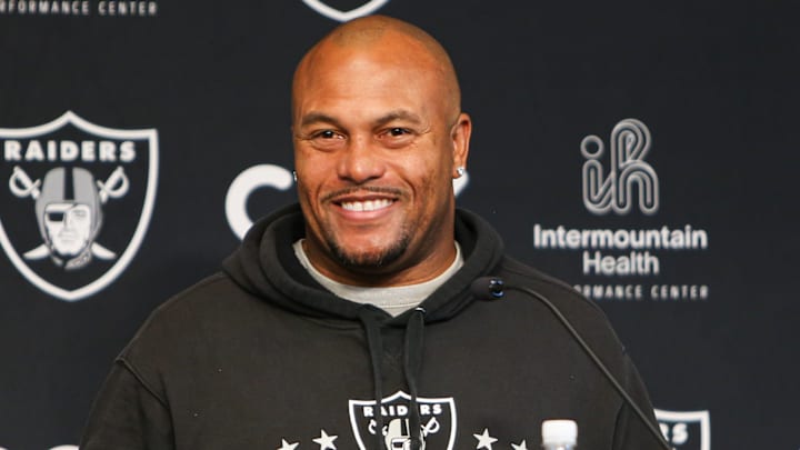 Las Vegas Raiders Coach Antonio Pierce