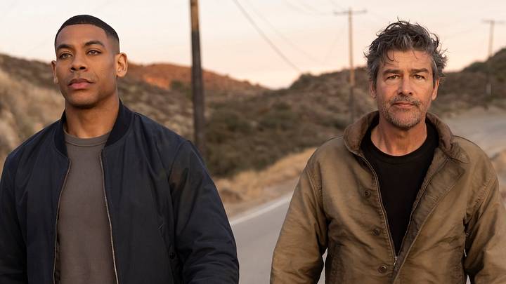 Aaron Pierre and Kyle Chandler in Lanterns Photograph by John Johnson/HBO Max Aaron Pierre and Kyle Chandler in Lanterns Photograph by John Johnson/HBO Max