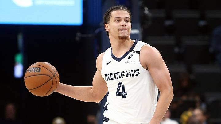 Oct 7, 2026; Memphis, Tennessee, USA; Memphis Grizzlies guard Walter Clayton Jr. (4) dribbles as Orlando Magic guard Jase Richardson (11) defends during the third quarter at FedExForum. Mandatory Credit: Petre Thomas-Imagn Images Oct 7, 2026; Memphis, Tennessee, USA; Memphis Grizzlies guard Walter Clayton Jr. (4) dribbles as Orlando Magic guard Jase Richardson (11) defends during the third quarter at FedExForum. Mandatory Credit: Petre Thomas-Imagn Images