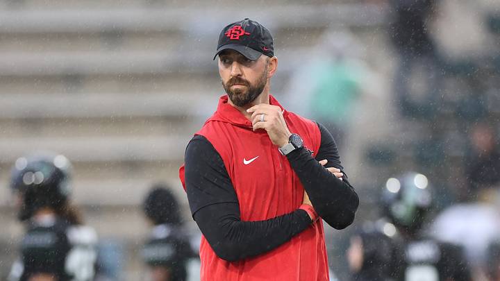 San Diego State Aztecs head coach Sean Lewis. San Diego State Aztecs head coach Sean Lewis.