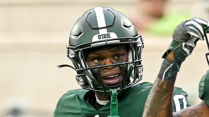 Michigan State's Charles Brantley, left, and Kendell Brooks, right, walk back to the sideline after Minnesota's Nick Kallerup's touchdown during the third quarter on Saturday, Sept. 24, 2022, at Spartan Stadium in East Lansing. Michigan State's Charles Brantley, left, and Kendell Brooks, right, walk back to the sideline after Minnesota's Nick Kallerup's touchdown during the third quarter on Saturday, Sept. 24, 2022, at Spartan Stadium in East Lansing.