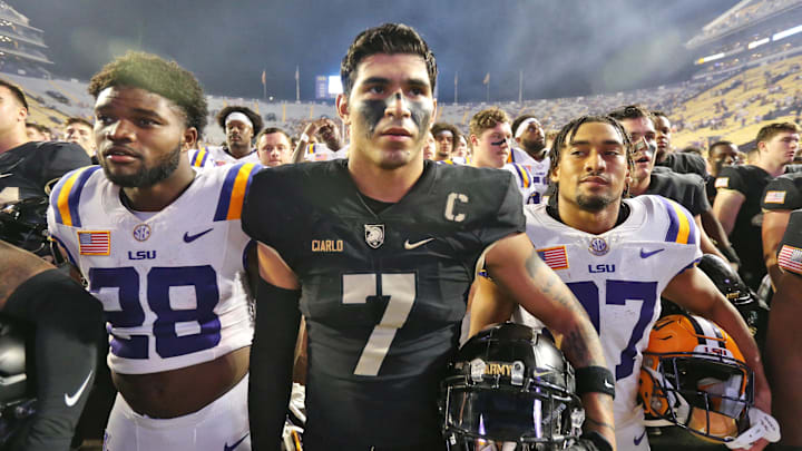 Former Army Black Knights linebacker Jimmy Ciarlo (7). Former Army Black Knights linebacker Jimmy Ciarlo (7).