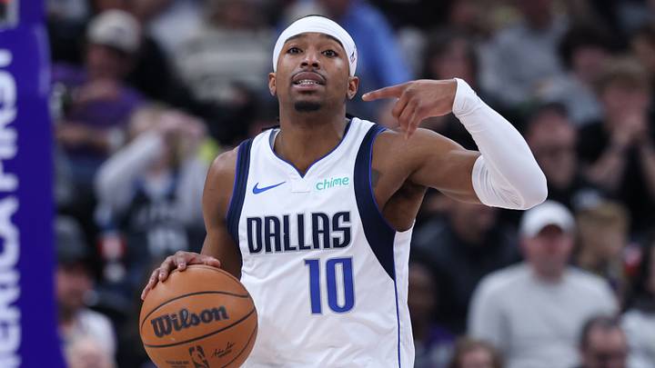 Jan 8, 2026; Salt Lake City, Utah, USA; Dallas Mavericks guard Brandon Williams (10) brings the ball up the court against the Utah Jazz during the first half at Delta Center. Mandatory Credit: Rob Gray-Imagn Images Jan 8, 2026; Salt Lake City, Utah, USA; Dallas Mavericks guard Brandon Williams (10) brings the ball up the court against the Utah Jazz during the first half at Delta Center. Mandatory Credit: Rob Gray-Imagn Images