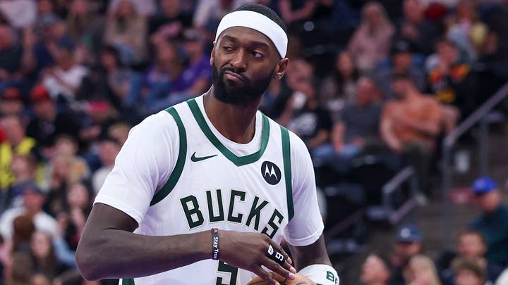 Milwaukee Bucks forward Bobby Portis (9) reacts (Mandatory Credit: Rob Gray-Imagn Images)
