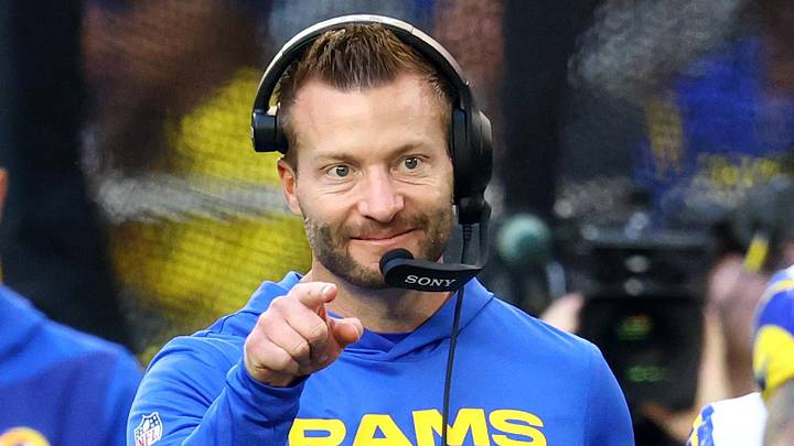 Los Angeles Rams head coach Sean McVay.