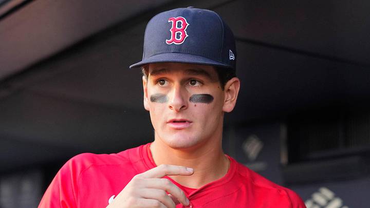 Boston Red Sox right fielder Roman Anthony (19). Boston Red Sox right fielder Roman Anthony (19).