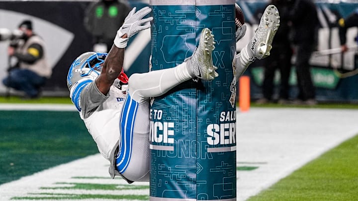 Detroit Lions wide receiver Jameson Williams (1).