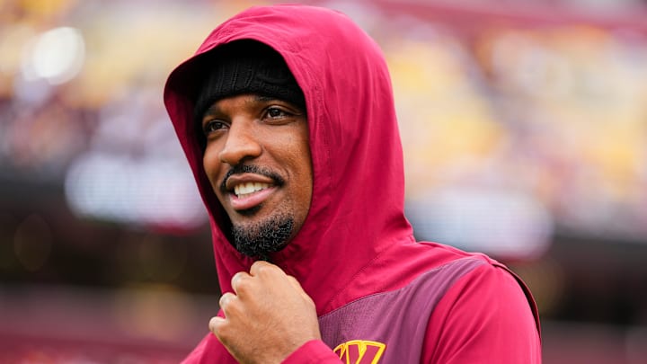 Washington Commanders quarterback Jayden Daniels