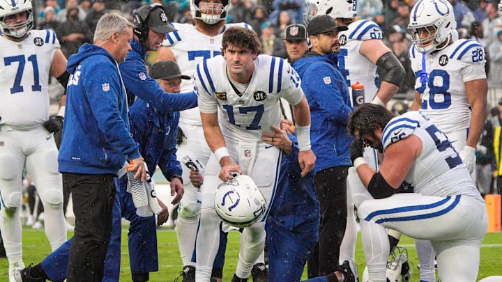 Daniel Jones tore his Achilles last week but the Colts still believe he’s the future at quarterback in Indianapolis. 