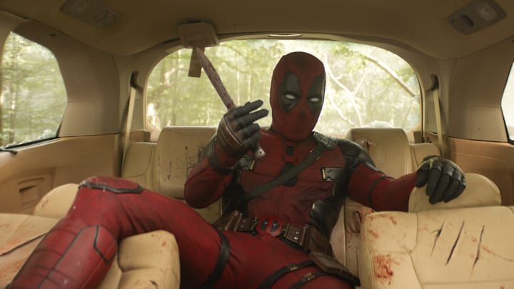 Ryan Reynolds as Deadpool/Wade Wilson in Marvel Studios' DEADPOOL & WOLVERINE. Photo courtesy of Marvel Studios. © 2024 20th Century Studios / © and ™ 2024 MARVEL.
