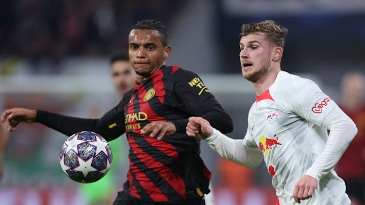 Timo Werner gegen Manuel Akanji Timo Werner gegen Manuel Akanji