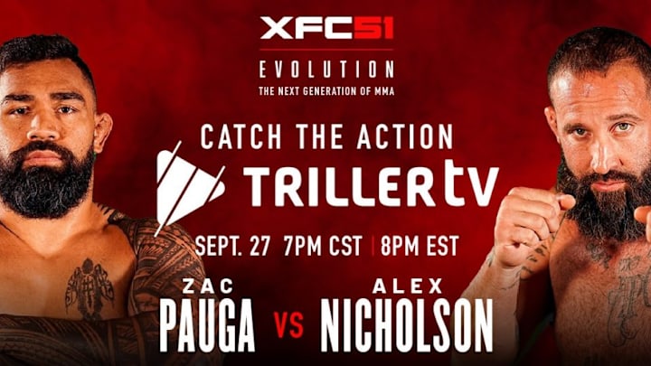 XFC 51 Zac Pauga vs. Alex Nicholson is the headliner.