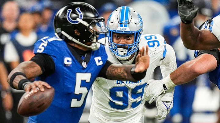 Colts QB Anthony Richardson (5) is the biggest faller based on Underdog Fantasy's recent average draft position date. 