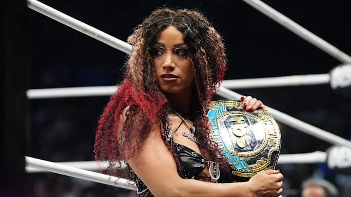 Mercedes Moné appeared at Athena's MPX Who Runs The World show tonight.