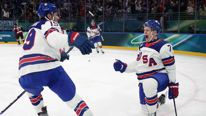 The NHL social media account found a creative way to circumvent the strict Olympic copyrights during Team USA’s opener against Latvia in the 2026 Milan Cortina Games.