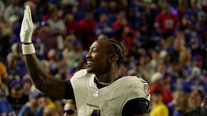 Baltimore Ravens wide receiver Zay Flowers