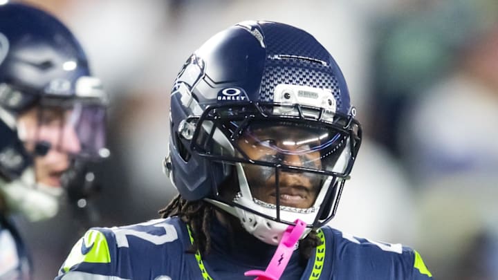 Seattle Seahawks wide receiver Rashid Shaheed against the New England Patriots.