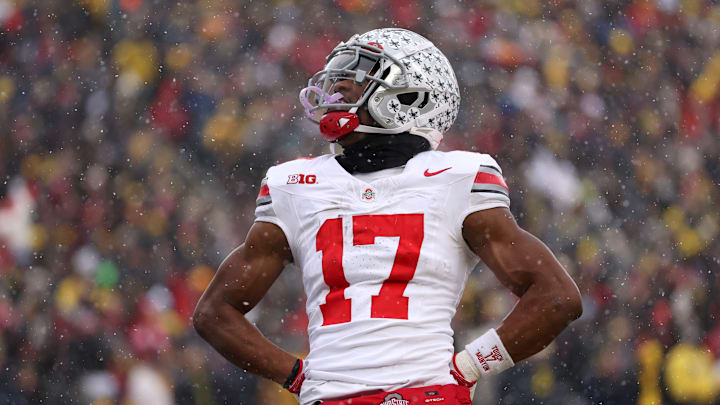 Ohio State wide receiver Carnell Tate