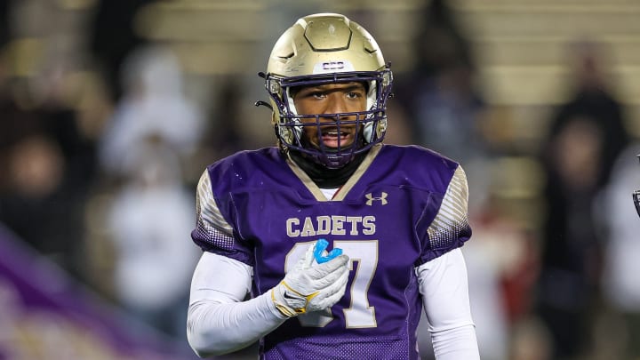 CBC junior defensive end Triston Abram