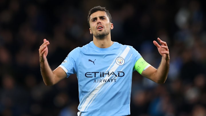 Rodri has been on the sidelines recently.