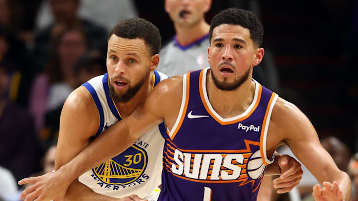 Devin Booker is actively recruiting Stephen Curry to Nike.