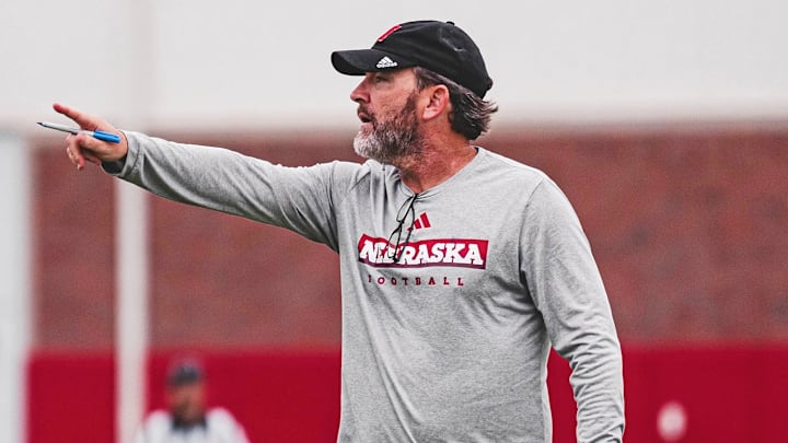 Nebraska defensive coordinator John Butler 