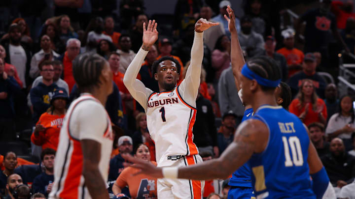 "Heat Check" - Auburn Tigers guard Kevin Overton knocked down a 27-footer in overtime to help spur his team to the NIT Championship.