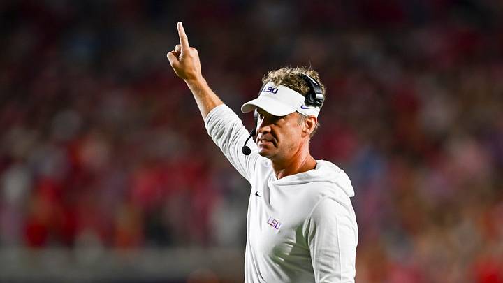 Tigers Head Coach Lane Kiffin, The Ole Miss Rebels take on the LSU Tigers.  September 19, 2026; Oxford, MS, USA;  at Vaught-Hemingway Stadium.