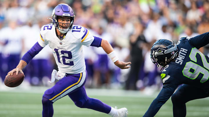 Minnesota Vikings quarterback Nick Mullens