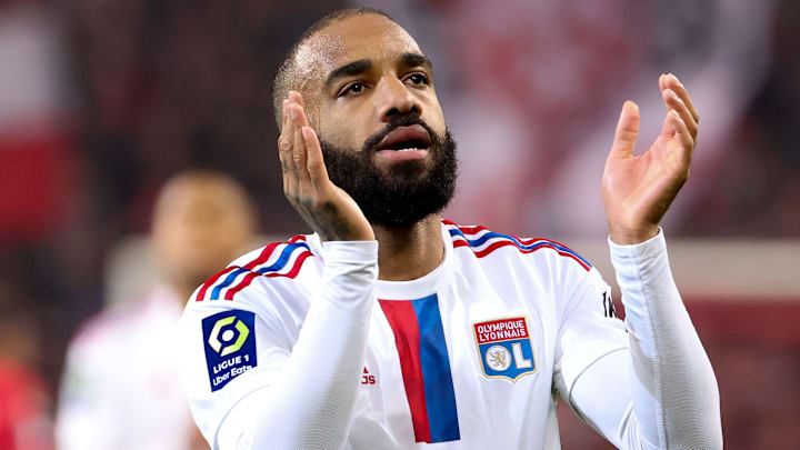 Alexandre Lacazette, attaquant de l'OL