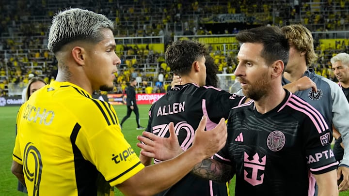 Cucho Hérnandez (left) and Lionel Messi had a thriving rivalry in the Eastern Conference for two seasons