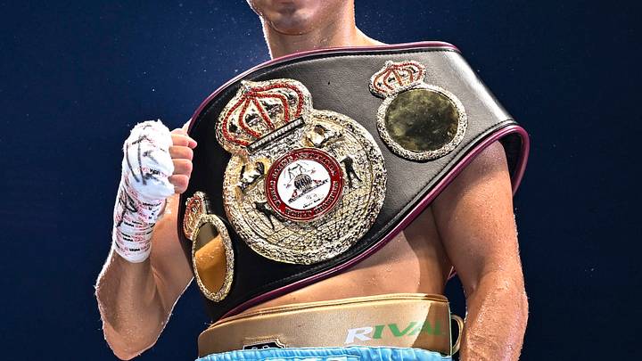Antonio Vargas with WBA Belt Antonio Vargas with WBA Belt