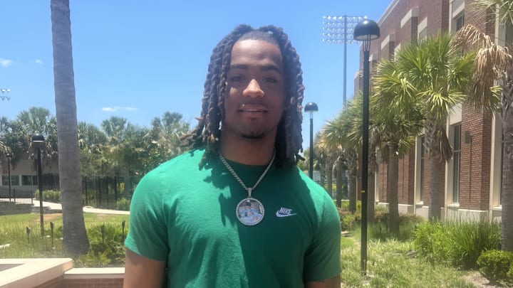 Jakaleb Faulk is committed to Auburn, but spent the weekend in Gainesville