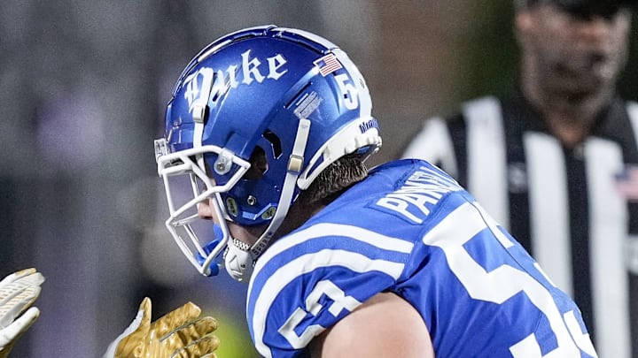 Duke Blue Devils offensive lineman Brian Parker II Duke Blue Devils offensive lineman Brian Parker II